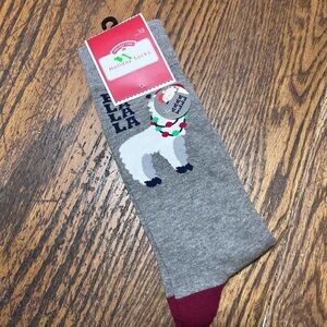 Holiday fa la la socks NWT